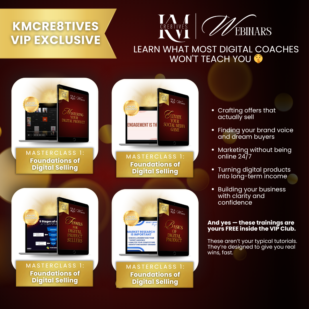 VIP Club Package | BEST SELLER! | Digital Products that you can REBRAND & RESELL with FREE Built-in Funnel & Trainings