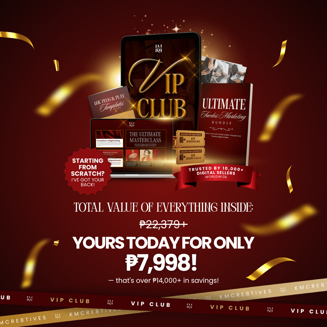 VIP Club Package | BEST SELLER! | Digital Products that you can REBRAND & RESELL with FREE Built-in Funnel & Trainings