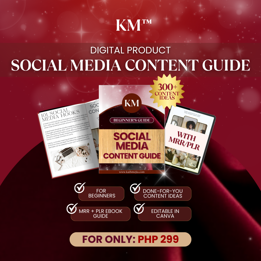 Social Media Content eBook Guide | Done-For-You | for Beginners |with Resell Rights