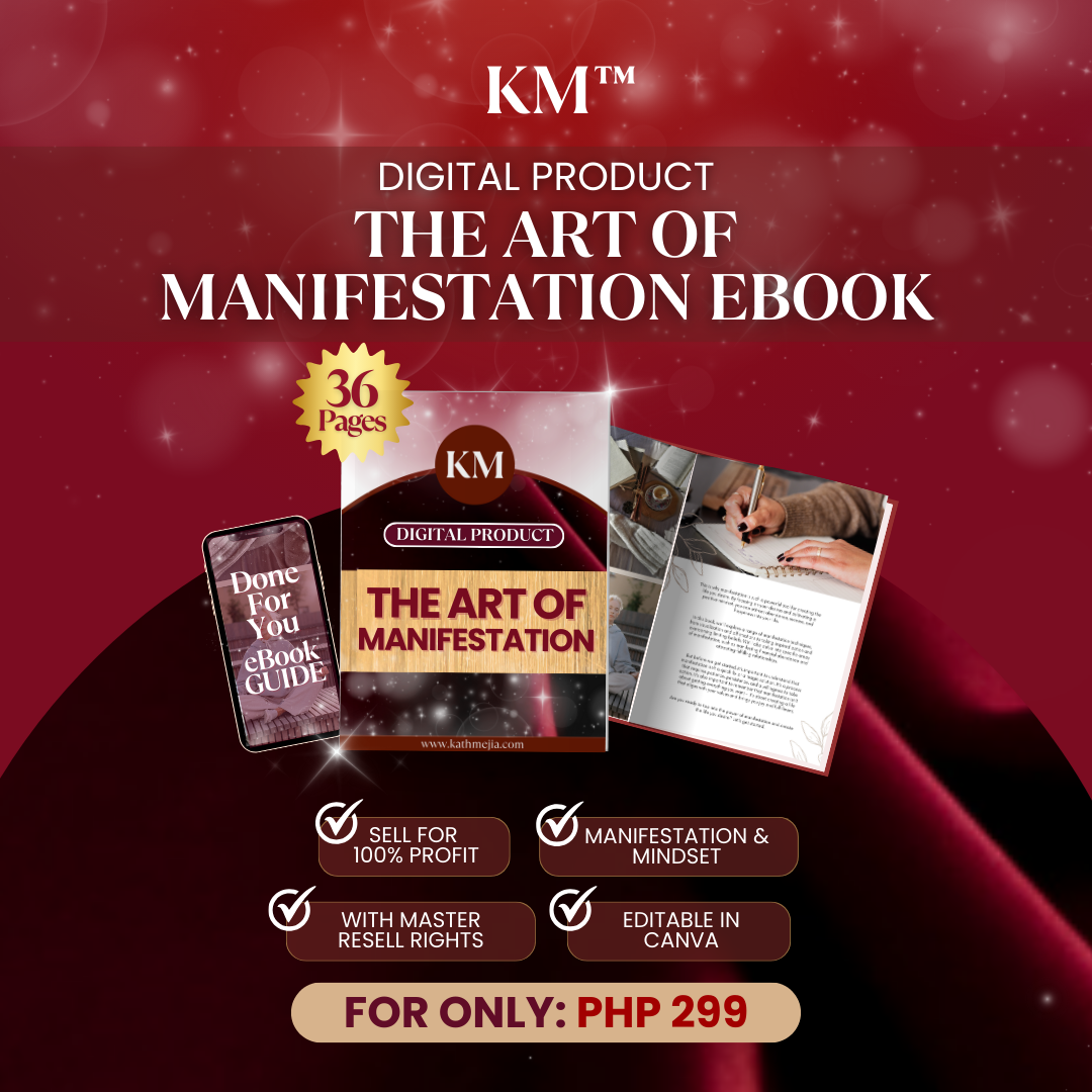 The Art of Manifestation | Mindset eBook Guide | Digital Product with Master Resell Rights