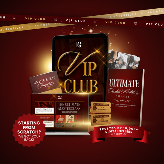 VIP Club Package | BEST SELLER! | Digital Products that you can REBRAND & RESELL with FREE Built-in Funnel & Trainings